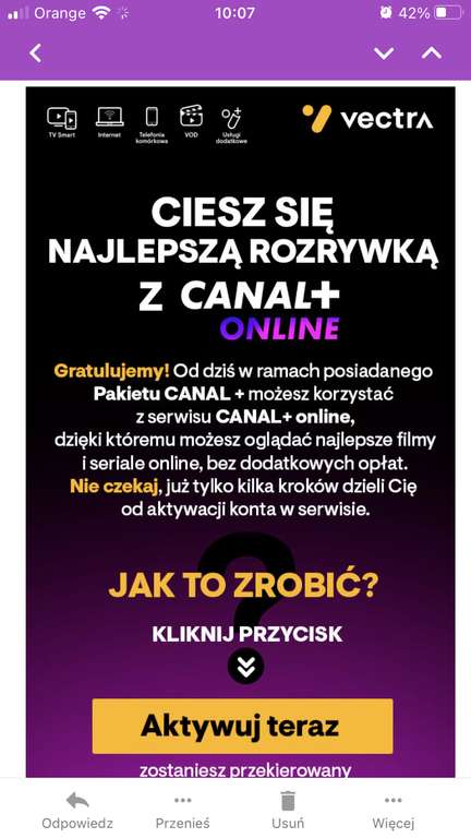 Canal+ online od Vectry