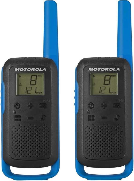 Motorola T62 Krótkofalówka PMR, Niebieski/Czarny, 2 Sztuki
