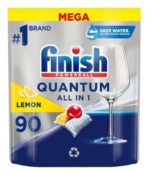Kapsułki do zmywarki Finish Finish Quantum All in 1 Lemon 90szt. 56 gr/sztuka