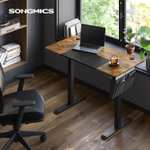 SONGMICS Elektryczne biurko z regulacją wysokości, 60 x 120 x (72-120) cm, tylko PRIME