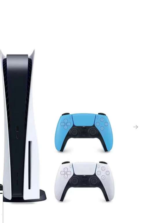 Konsola SONY PlayStation 5 C Chassis + Dodatkowy kontroler Błękit + słuchawki pulse 3d