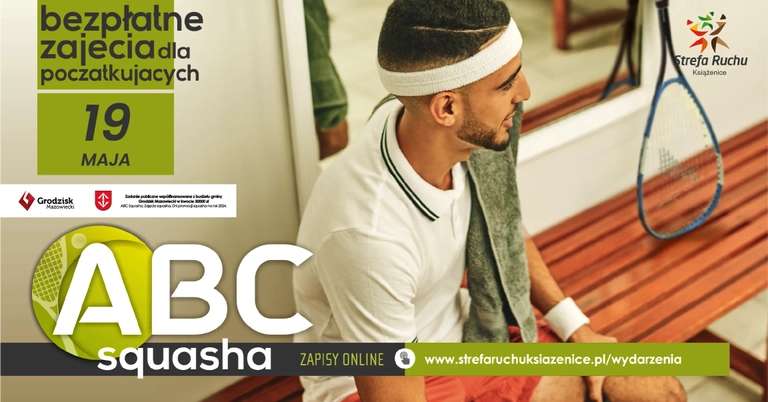 ABC Squasha – bezpłatne zajęcia dla początkujących >>> Strefa Ruchu Książenice