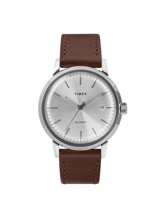 Zegarek Timex Marlin Automatic TW2T22700 Brązowy