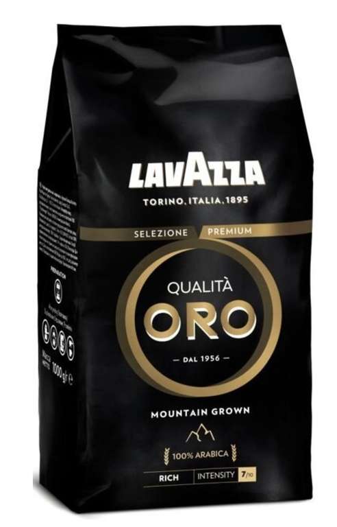 Kawa ziarnista LAVAZZA Qualita Oro Mountain Grown Arabica 1 kg Biedronka