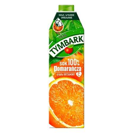Tymbark Sok Pomarańczowy 100% 1L - Carrefour