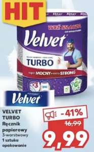 Velvet Turbo ręcznik papierowy 3 warstwy w Kauflandzie