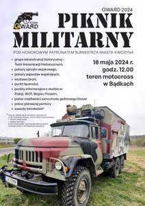 Piknik militarny – GWARD 2024 na torze motocrossowym w Bądkach, m.in: pokaz sprzętu wojskowego, kurs I pomocy i inne > bezpłatny wstęp
