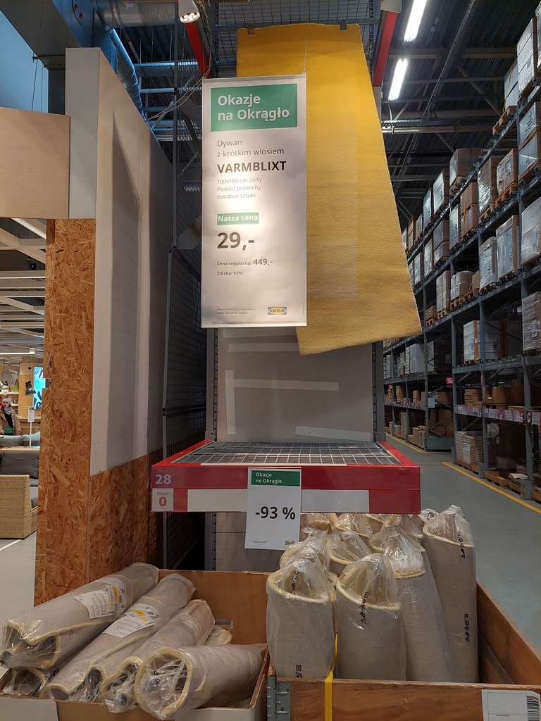 Ikea Varmblixt dywan 100x180cm