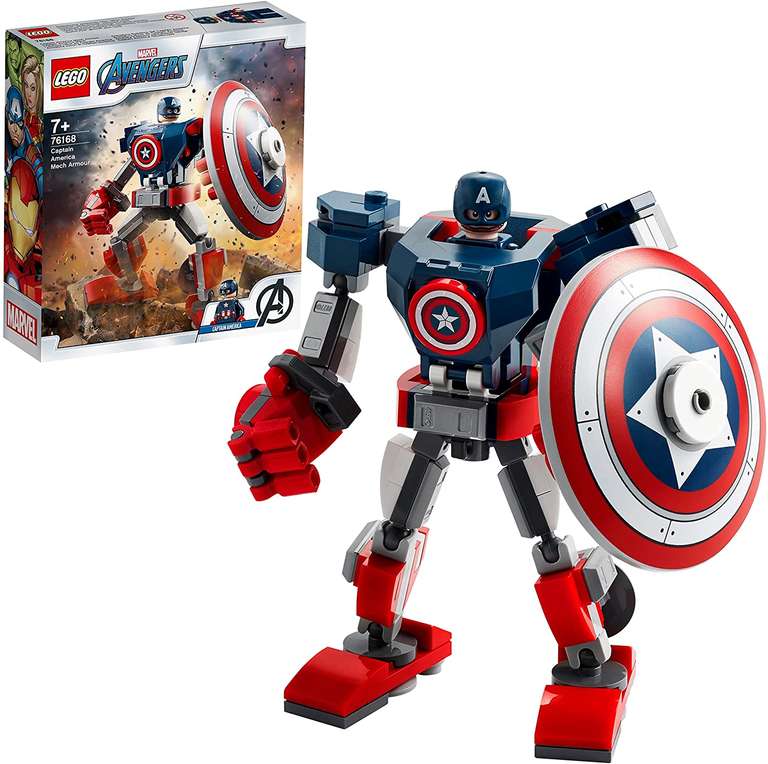 LEGO Marvel Avengers Classic 76168 Opancerzony mech Kapitana Ameryki