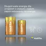 Baterie alkaliczne C LR14 VARTA Longlife (2 szt.), a 4szt rozmiar R20 za 18,43zł i inne, dostawa 0zł (Prime)