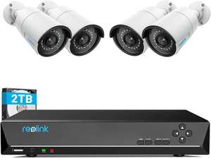 Reolink 4K PoE Zestaw do Monitoringu Osób/Pojazdów, 4 Kamery IP z rozdzielczością 8MP