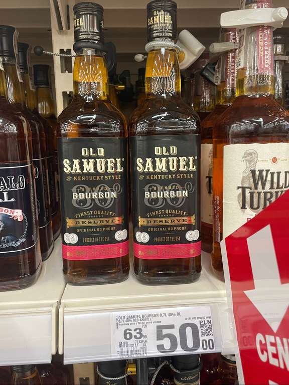Old Samuel Bourbon 0,7l Auchan M1 Marki
