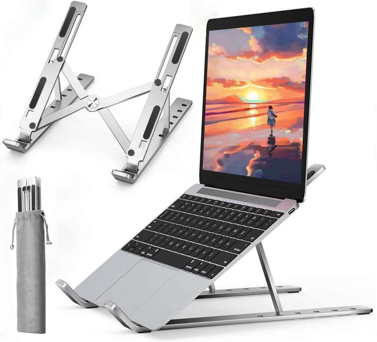 Aluminiowy stojak / podstawka do laptopa (darmowa dostawa z Prime) @ Amazon