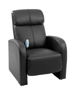 Fotel z masażem HOVBORG czarny 900zl (cena poczatkowa 1599zl) @Jysk