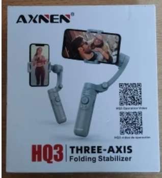 Axnen HQ3 3-osiowy składany gimbal + akcesoria