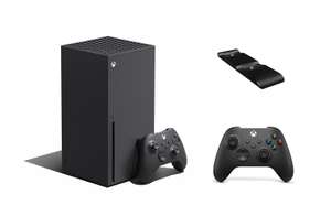 Konsola MICROSOFT Xbox Series X 1TB + Dodatkowy kontroler Xbox Series Carbon Black + Ładowarka PDP Gaming Dual Ultra Slim Charge
