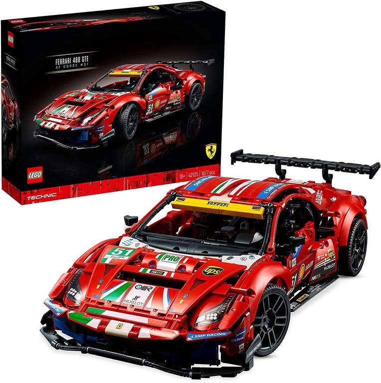 LEGO Technic 42125 Ferrari 488 GTE „AF Corse 51”