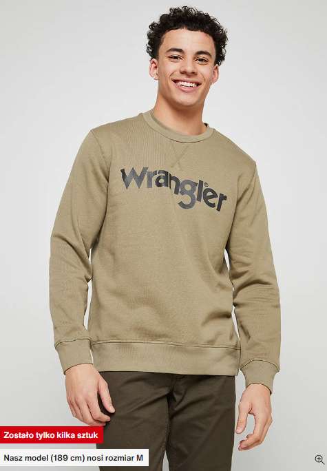 Bawełniana bluza męska Wrangler Crew - r. S-XXL @Lounge by Zalando