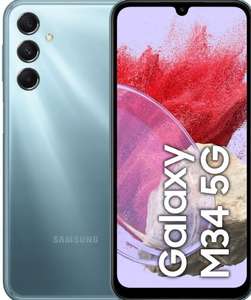 Smartfon Samsung Galaxy M34 6/128 GB 5G niebieski/czarny