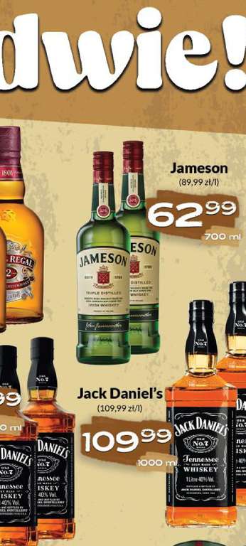 Whiskey ("whisky") Jameson 0,7l. AlCapone