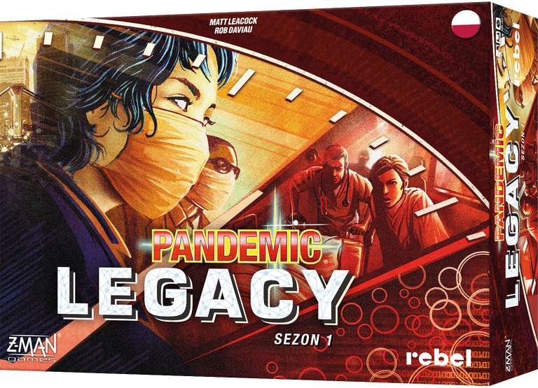 Pandemic Legacy: Sezon 1 (edycja czerwona) - gra planszowa, aktualny nr 2 rankingu BGG
