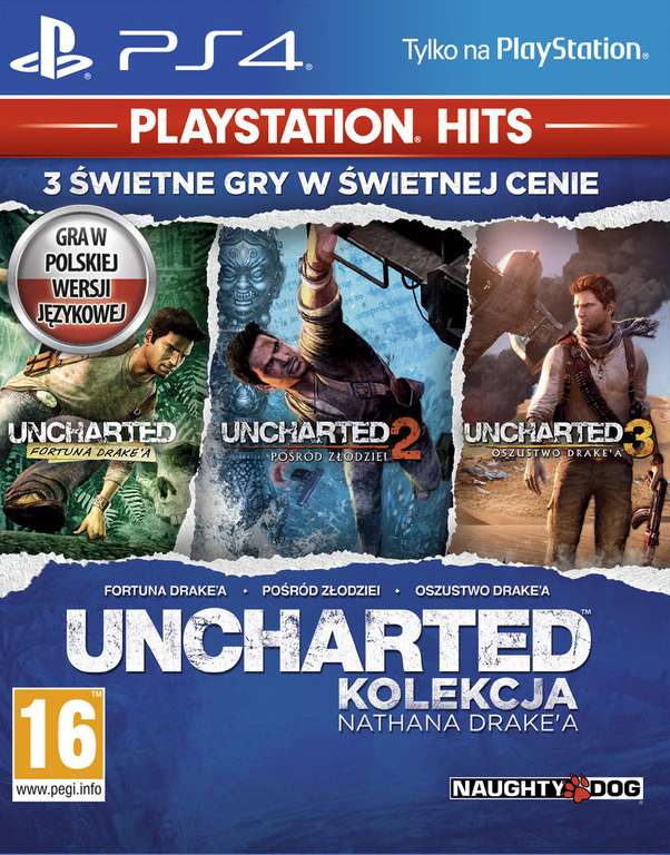Uncharted: Kolekcja Nathana Drakea Gra PS4 (Kompatybilna z PS5)