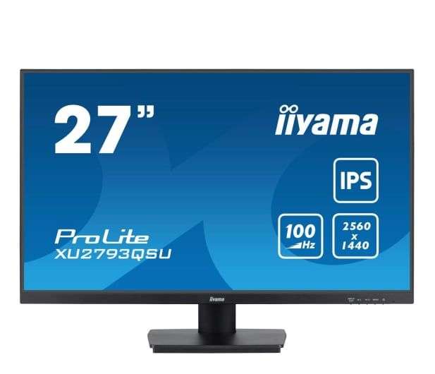 Monitor iiyama ProLite XU2793QSU-B6, 1440p, IPS, 100Hz, 27", FreeSync