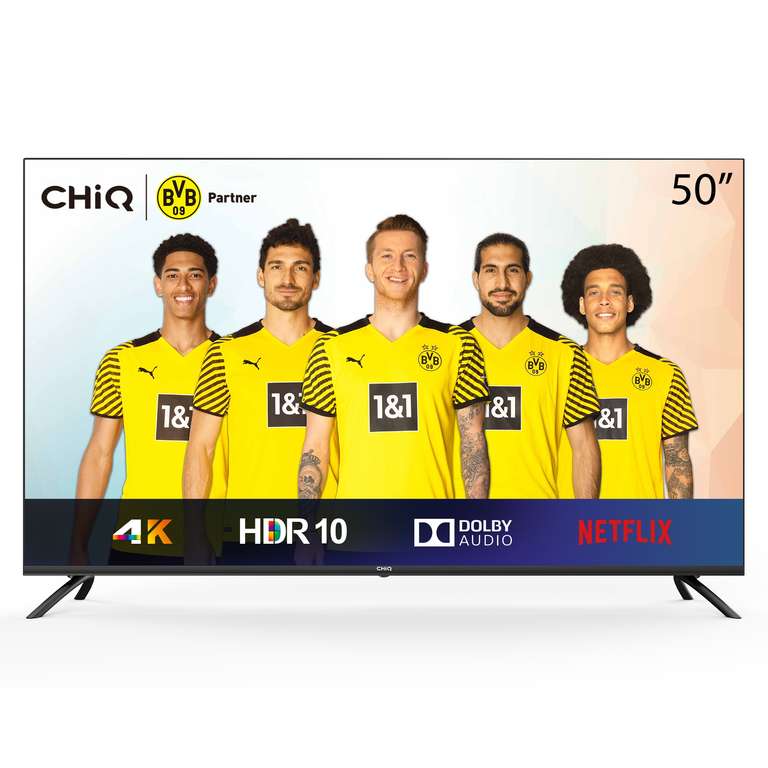 Telewizor LED CHiQ U50G7U 50" 4K UHD Czarny.
