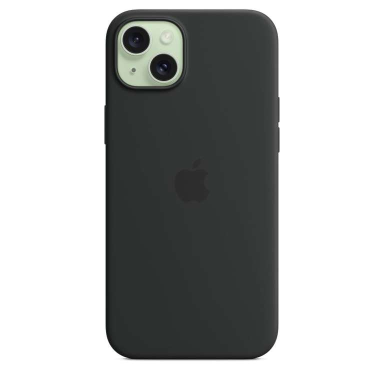 Apple iPhone 15 Plus silikonowe etui z MagSafe – czarne €29.25