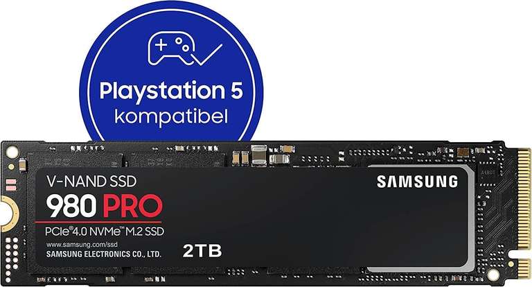 Dysk SSD Samsung 980 PRO M.2 NVMe SSD (MZ-V8P2T0BW), 2 TB, PCIe 4.0, 7,000 MB/s Read, 5,000 MB/s Write