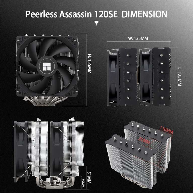Thermalright Peerless Assassin 120 SE - chłodzenie CPU Prime Day