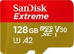 Karta pamięci SanDisk Extreme microSDXC 128GB V30 Class 10 UHS-I U3 |11.17€