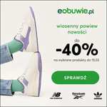 Do -40% na wybrane produkty - np. dziecięce buty Skechers (migające diody, gumowe przegródki) @Eobuwie