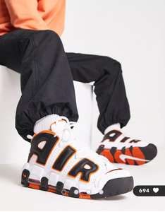Nike Air – More Uptempo – Biało-pomarańczowe buty sportowe