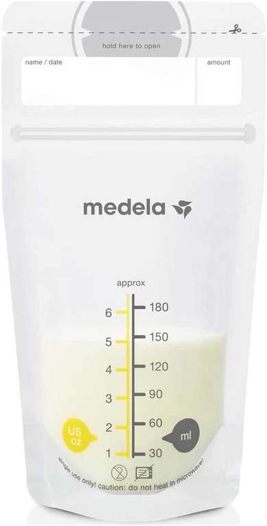Medela woreczki do przechowywania mleka dla niemowląt 50 sztuk 180 ml