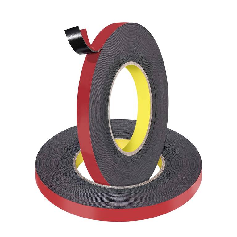 2 rolki dwustronnej mocnej taśmy klejącej, wodoodporna, 10 m × 10 mm, taśma piankowa