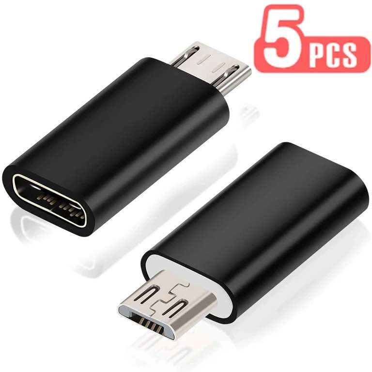 Adapter USB C - Micro USB 5 sztuk