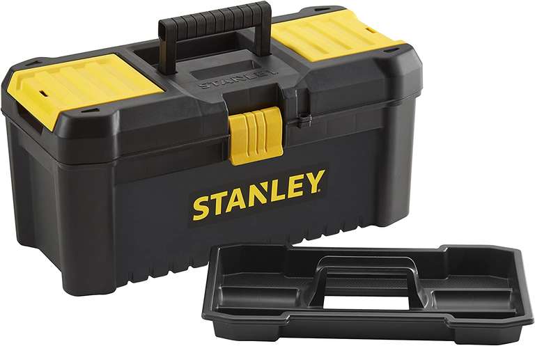 Stanley, Skrzynka narzędziowa z organizerem i tacką zapinana na metalowy uchwyt, STST1-75518 @ Amazon