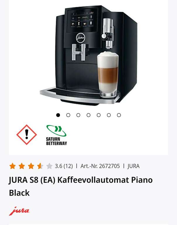 Ekspres do kawy Jura S8 (EA)