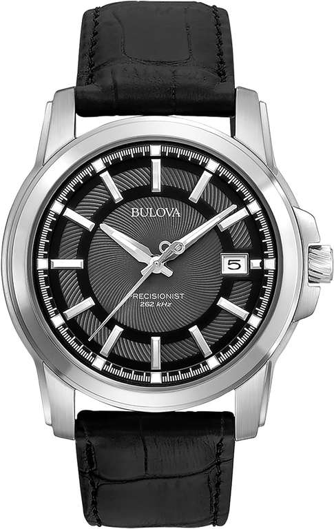Zegarek Bulova Precisionist 96B158 280,81$ Płynąca wskazówka Hipnoza 262 kHz