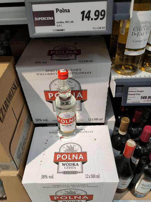 Wódka czysta Polna 0,5l