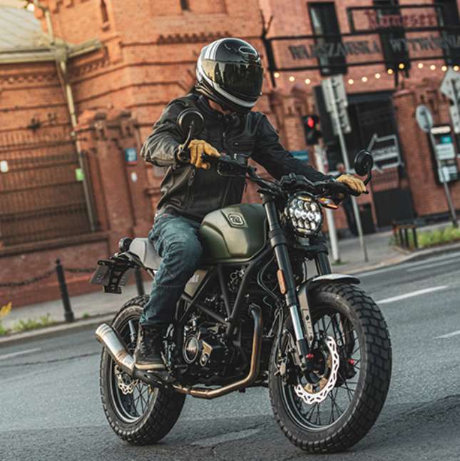 Motocykl Zipp Scrambler 125 na kat.B/A1 Rocznik 2022