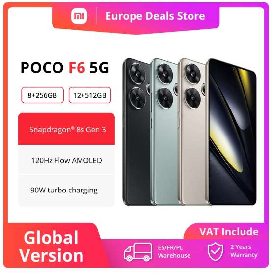 Smartfon POCO F6 12+512GB Global USD358.75