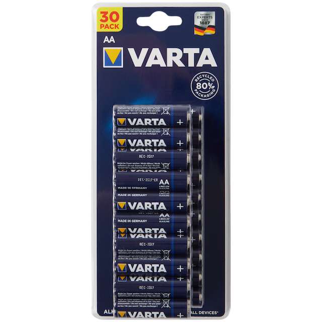 Baterie Varta AA / AAA 30 szt.