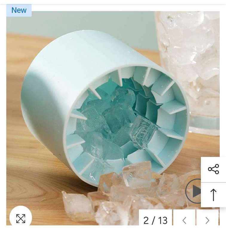 Silikonowa forma do lodu.