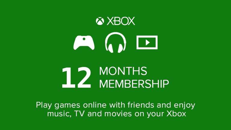 Xbox Game Pass Core 12 miesięcy Turcja (VPN, konwersja na Game Pass Ultimate)