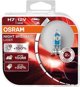 Żarówki Osram Night Breaker Laser H7 +150% (DUOPACK)