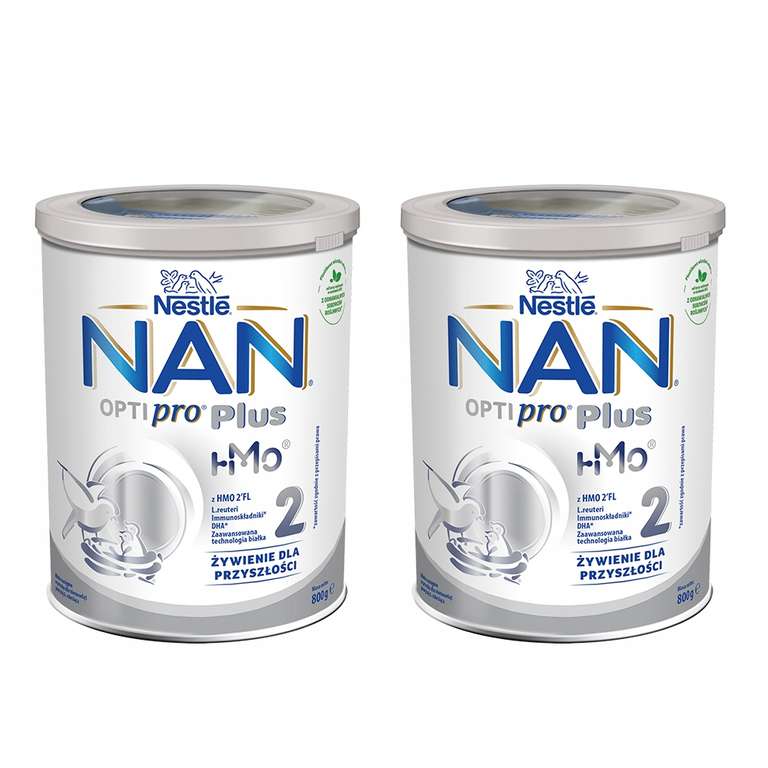 2X Nestle Nan Optipro Plus 2 800 g ALLEGRO DAYS
