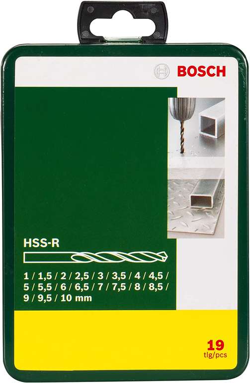 Bosch Hss-r 19-częściowy zestaw wierteł do metalu
