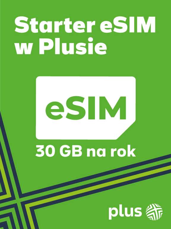 eSIM w sieci Plus w ofercie na kartę
